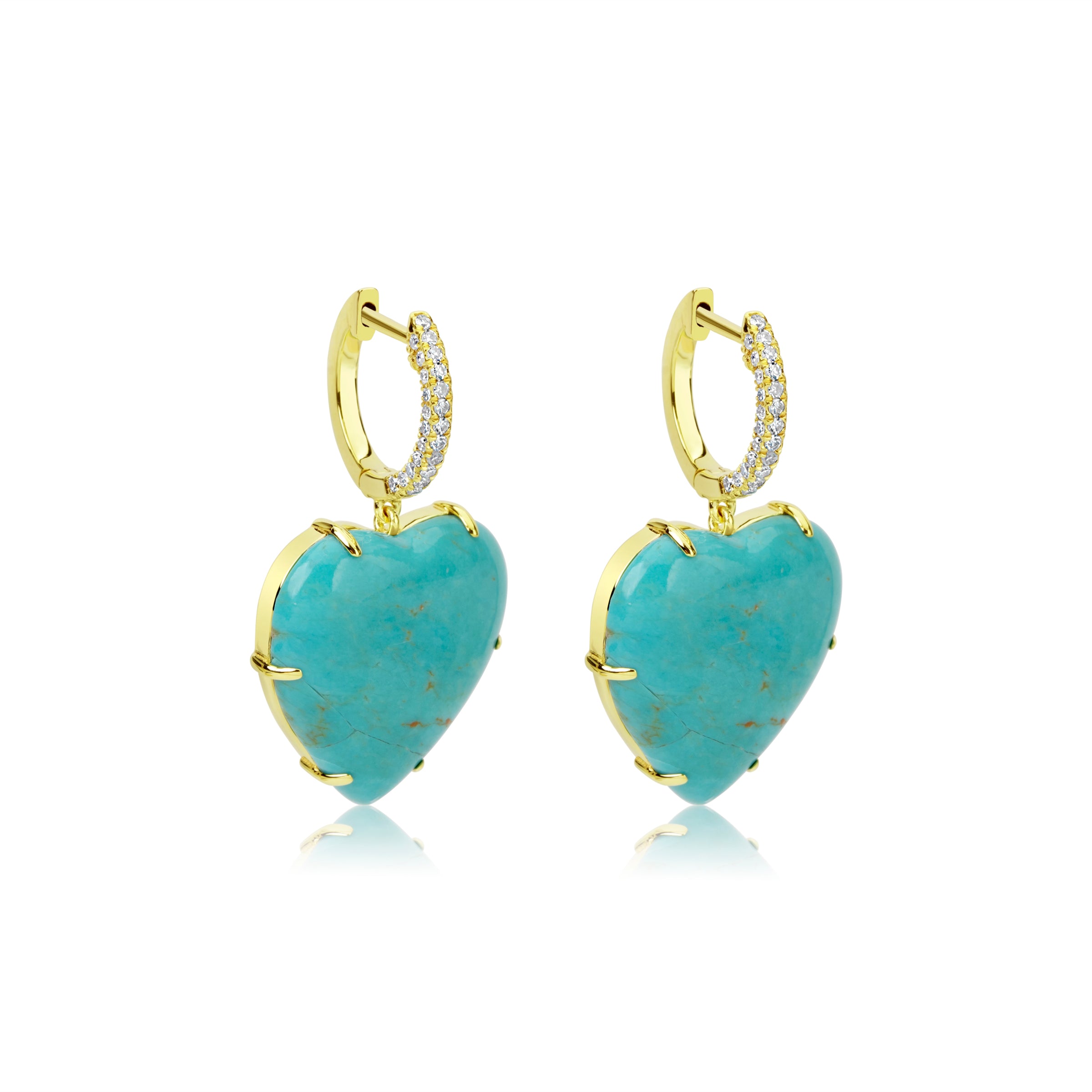 Positano Party Beaded Earrings in Light Turquoise | Beaded earrings, Turquoise  statement earrings, Beaded